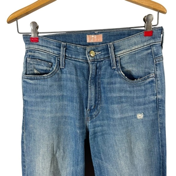 MOTHER x REVOLVE The Insider Crop Step Fray in Shake Well - Picture 5 of 15